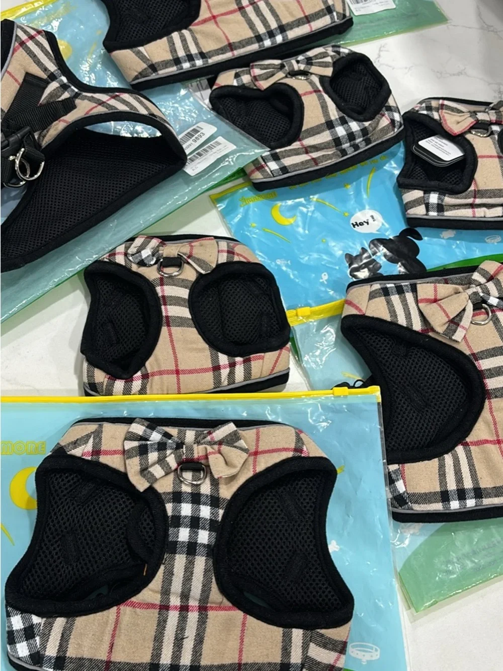 MEDIUM SIZE BURBERRY STYLE PET HARNESS